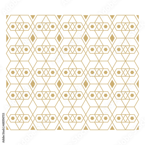 Hexagonal Geometric Pattern