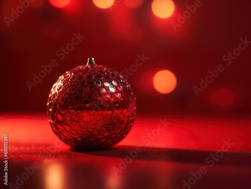 Christmas decoration baubles New Year background