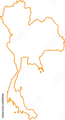 Thailand map