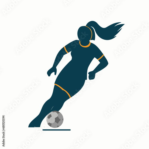 football player with ball