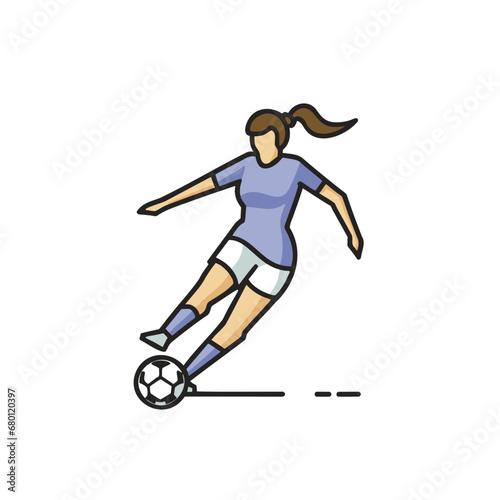 football player with ball