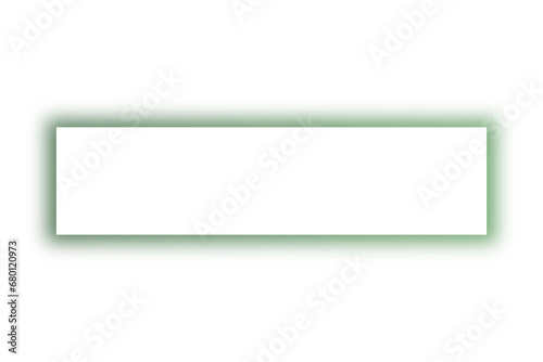 Wallpaper Mural Neon green rectangle frame on transparent background Torontodigital.ca