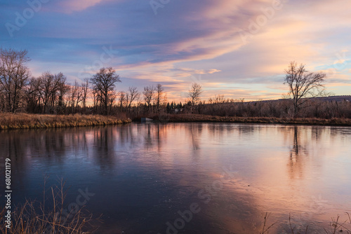 Sunset at Bowmont Park in Calgary © josev82