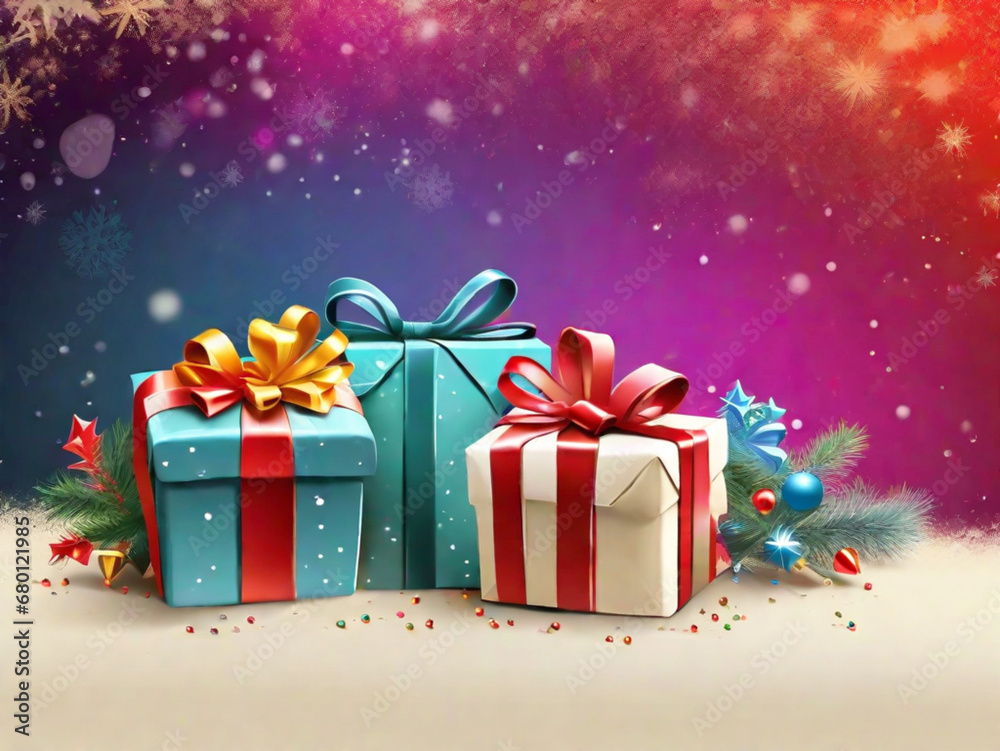 christmas background with gifts christmas background with gifts