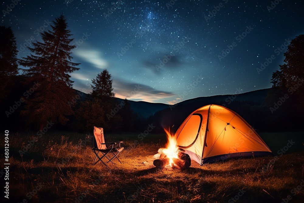 Starry Night Camping Adventure

