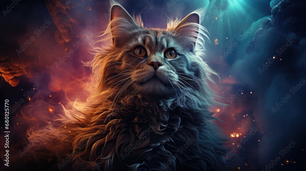 Space Cat in space