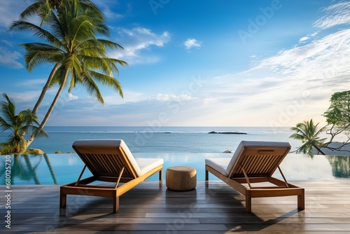 Luxury Infinity Pool Overlooking Ocean  