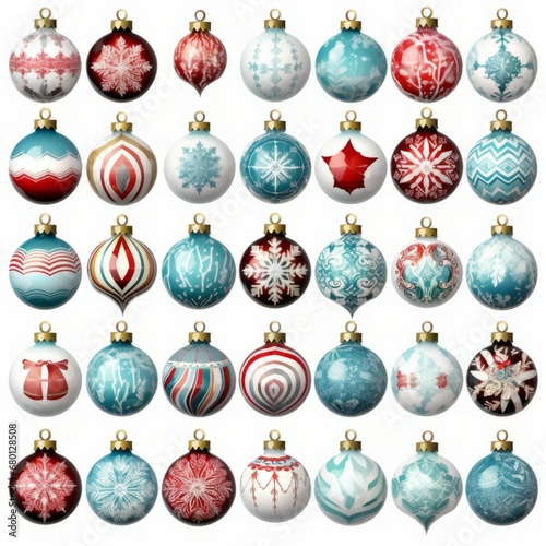 Paquet de boules de Noël