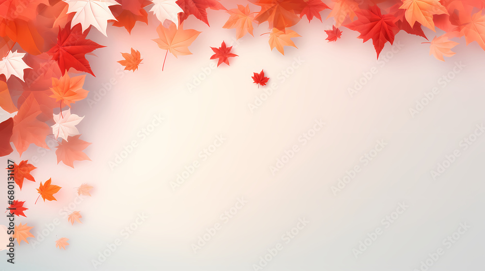 Scattered maple leaf poster web page PPT background, digital technology business background Scattered maple leaf poster web page PPT background, digital technology business background