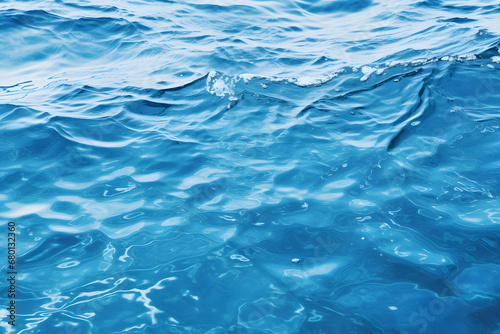 Blue water surface background © h3bs