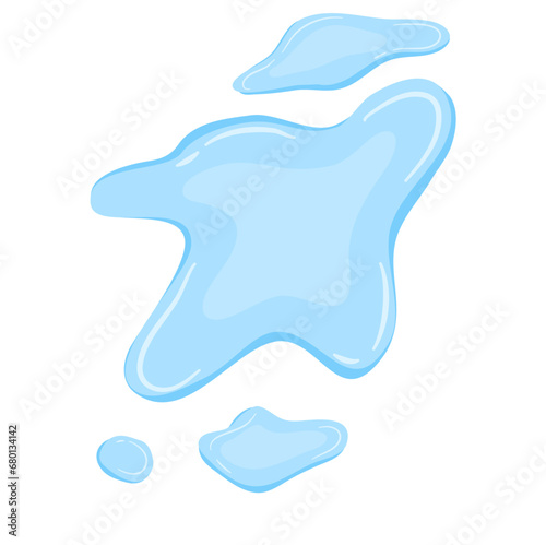 Set puddle Vektor