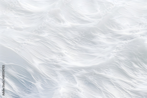 Milky white water wave texture