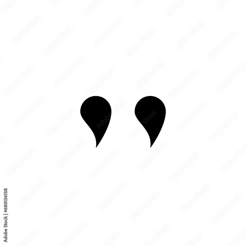 Fototapeta premium Set quotation marks