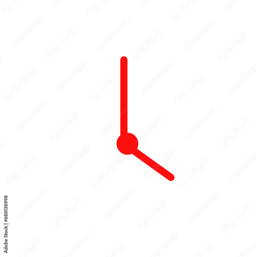 Timeline and clock icon Timeline and clock icon