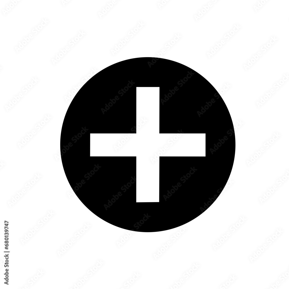 Plus icon set Plus icon set