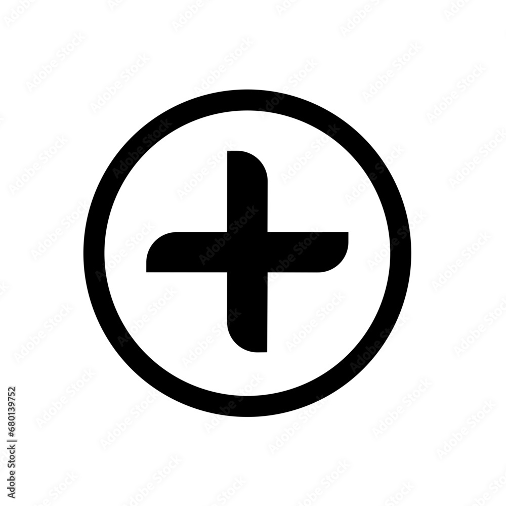 Plus icon set Plus icon set