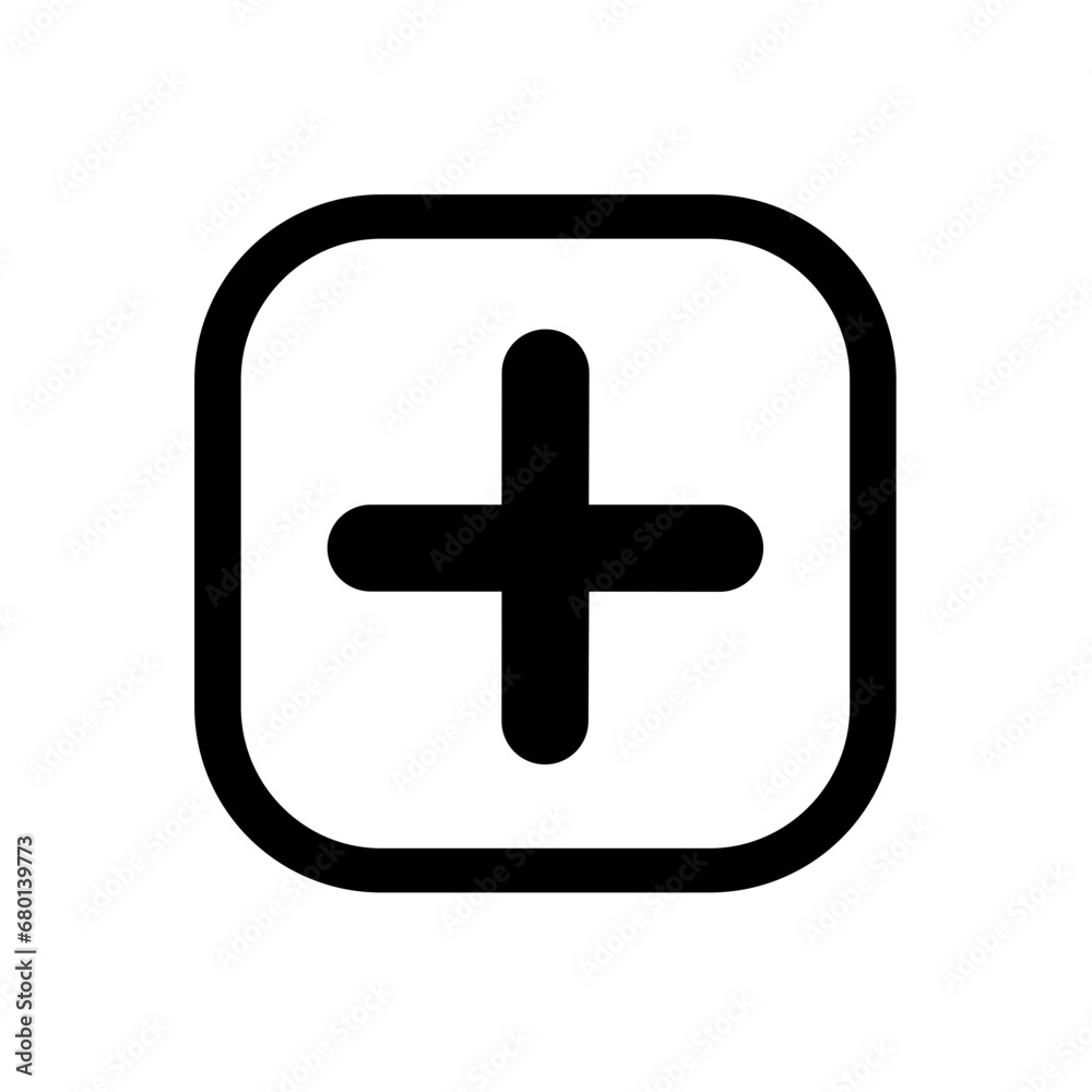 Plus icon set Plus icon set