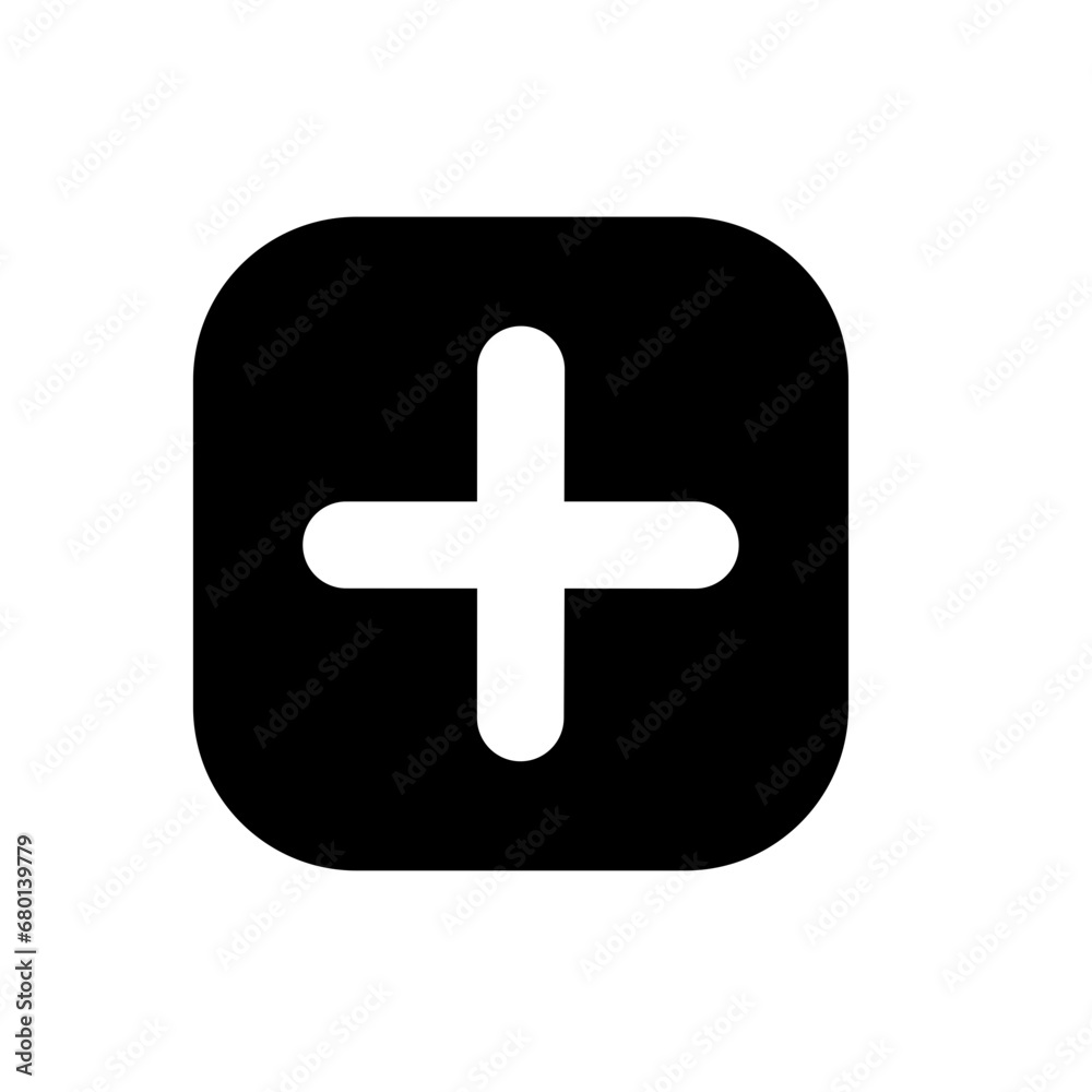 Plus icon set Plus icon set