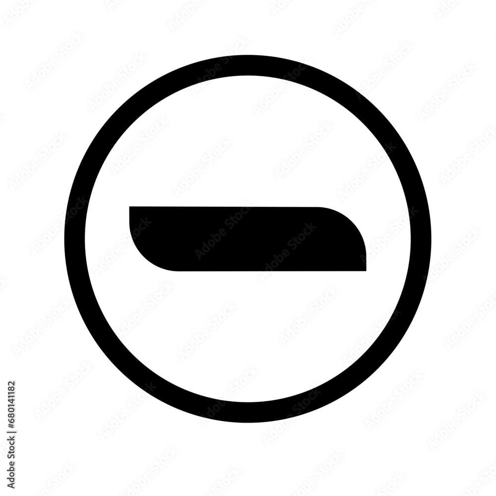 Minus icon set Minus icon set