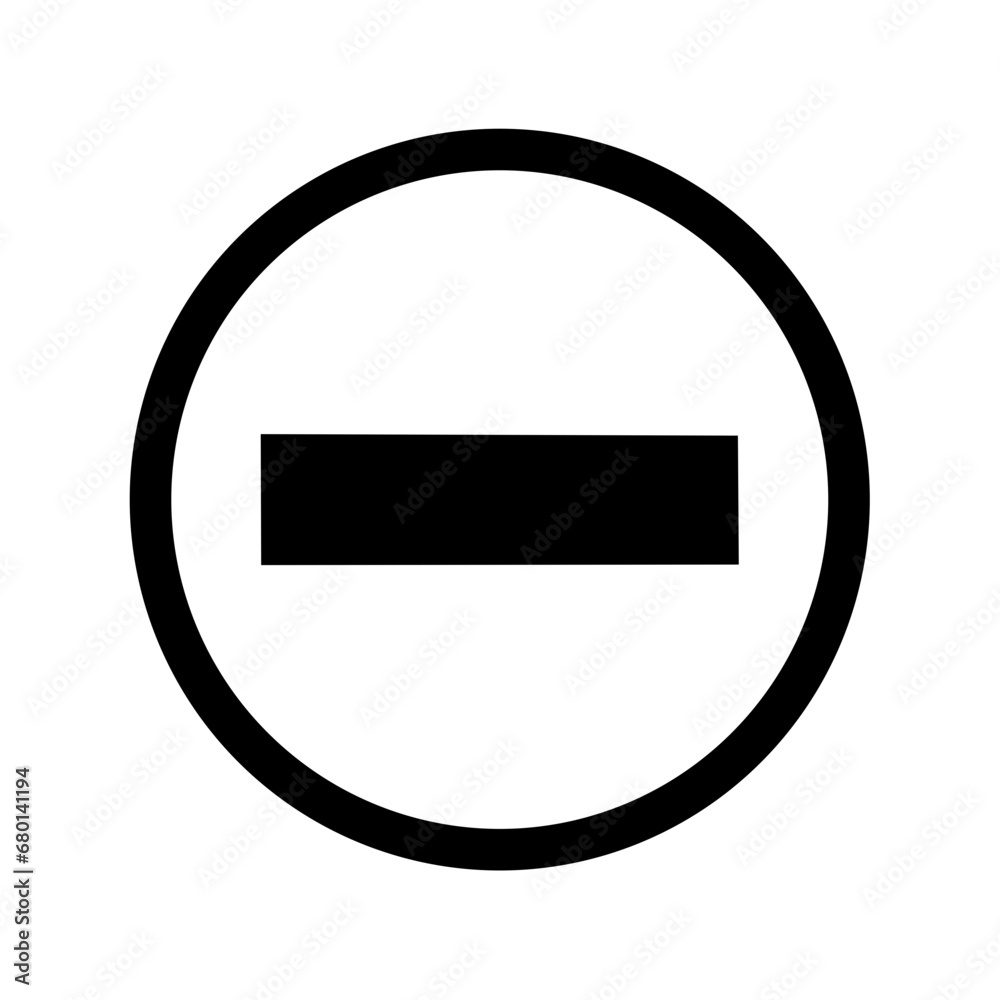 Minus icon set Minus icon set