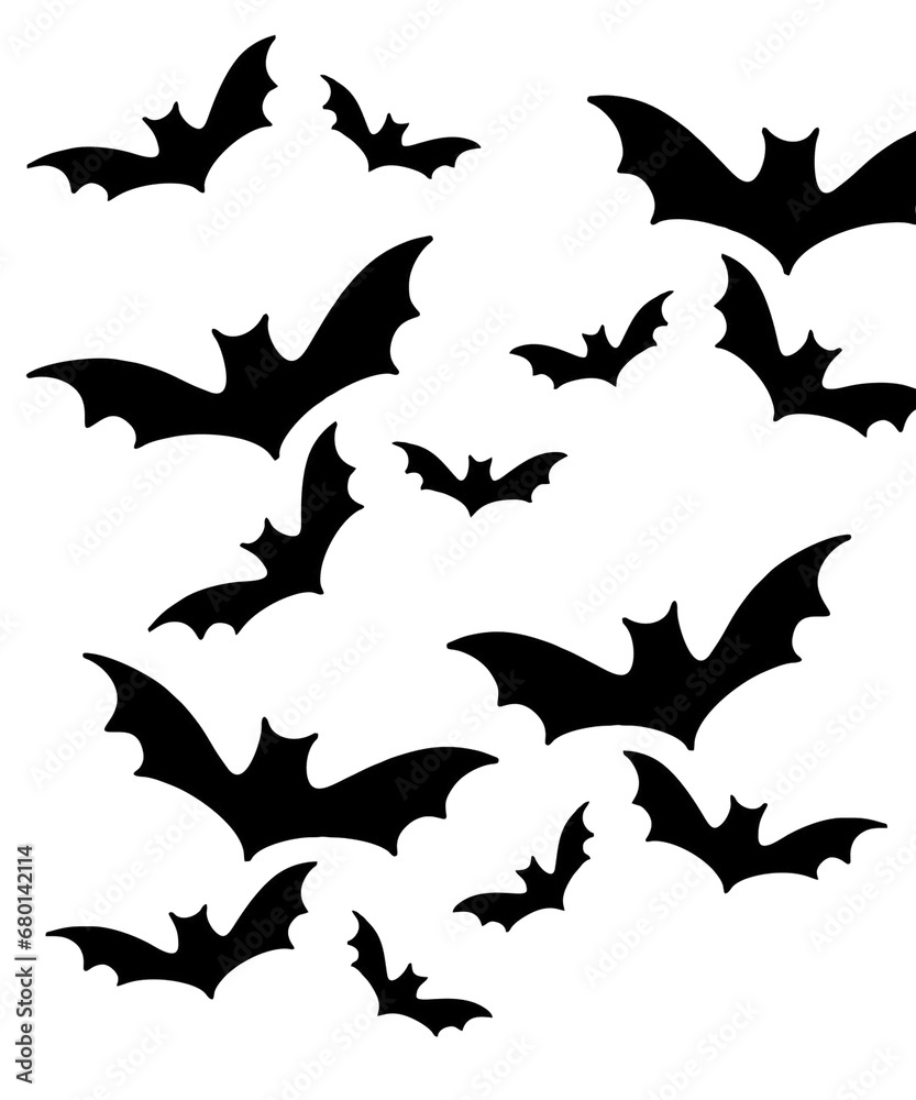 set of halloween bats set of halloween bats