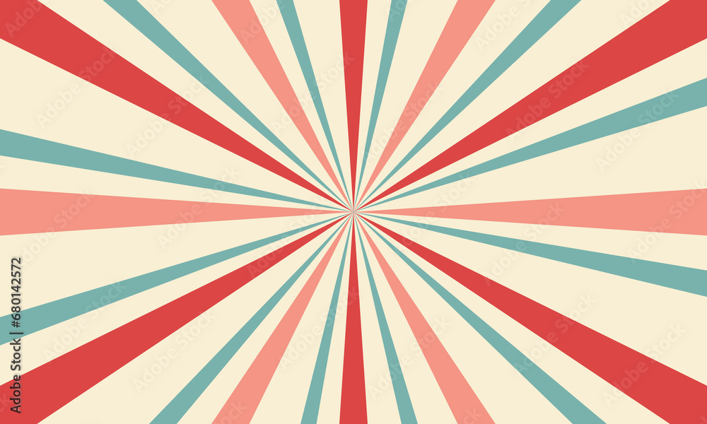 vector classic vintage retro radial stripe line style background design