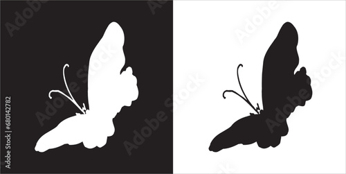 llustration vector graphics of butterfly icon photo