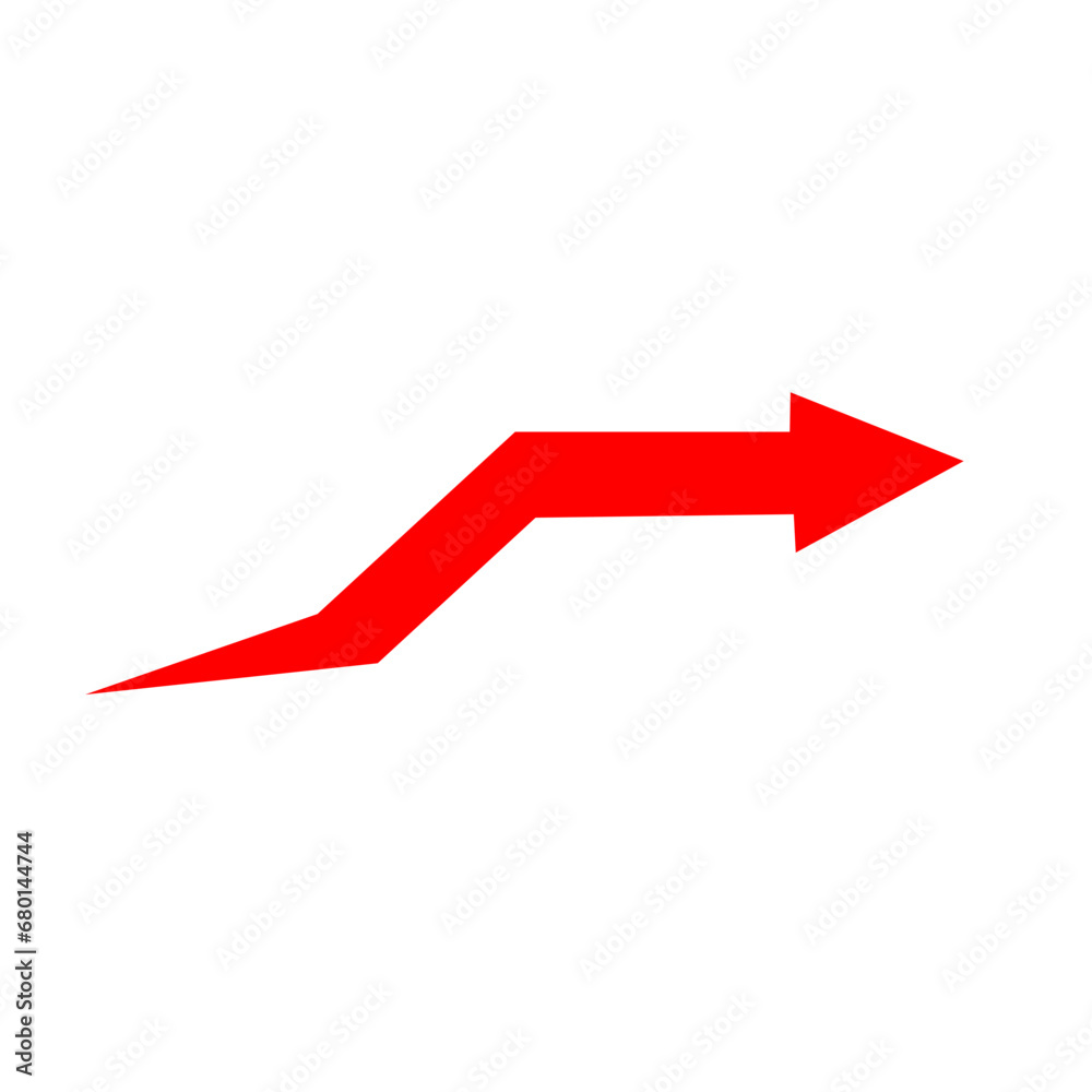 Graph red arrow Graph red arrow