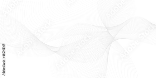 Dynamic sound wave isolated on transparent background. Musical particle pulsing. White energy flow concept.