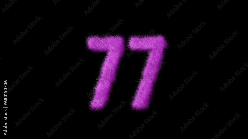 Pink furry number 77 with alpha channel, furry number, barbie Pink furry number 77 with alpha channel, furry number, barbie