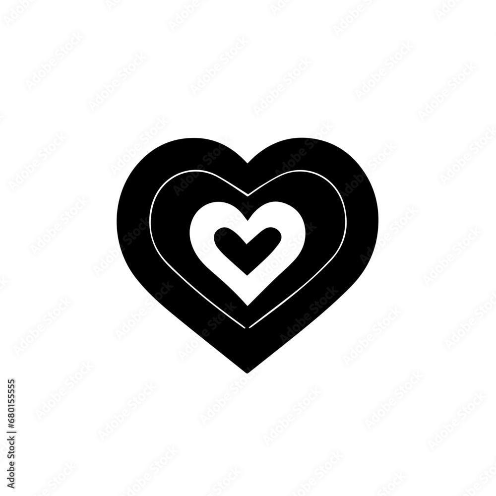 Heartfelt Embrace: Romantic Heart Vector - An Artistic Expression of Love in a Stylish and Decorative Design Heartfelt Embrace: Romantic Heart Vector - An Artistic Expression of Love in a Stylish and Decorative Design