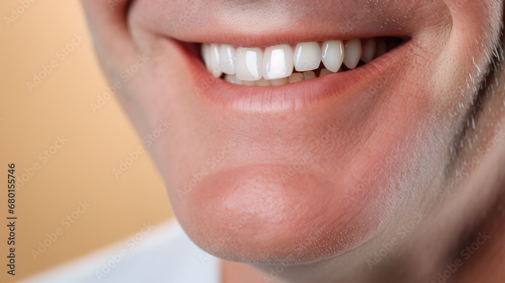 Obraz premium Dental Care. mouth senior or adult, Healthy Smile Elderly show beautiful of teeth, confident in orthodontics, advertising, white teeth, online plating, dentures, dental implants,