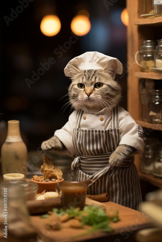 cat in the kitchen © Arif
