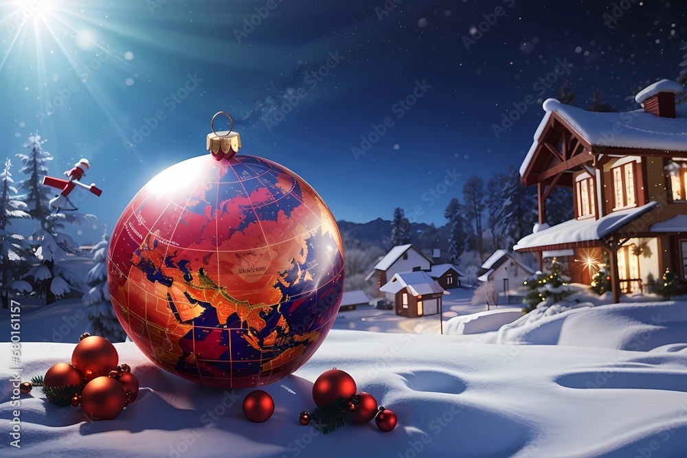 Christmas world gifts holidays Generative AI