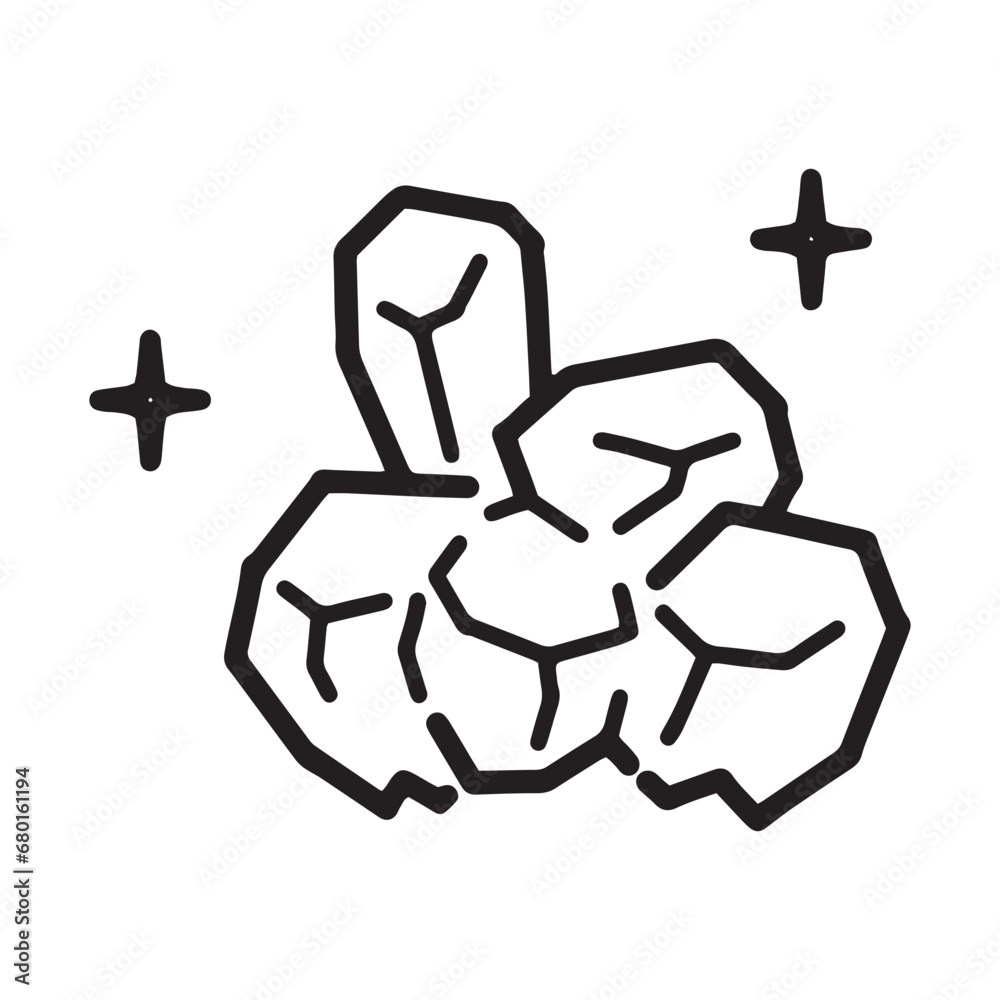 鉱石のイメージイラスト 鉱石のイメージイラスト