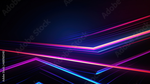 Abstract futuristic colorful glowing neon wallpaper. AI