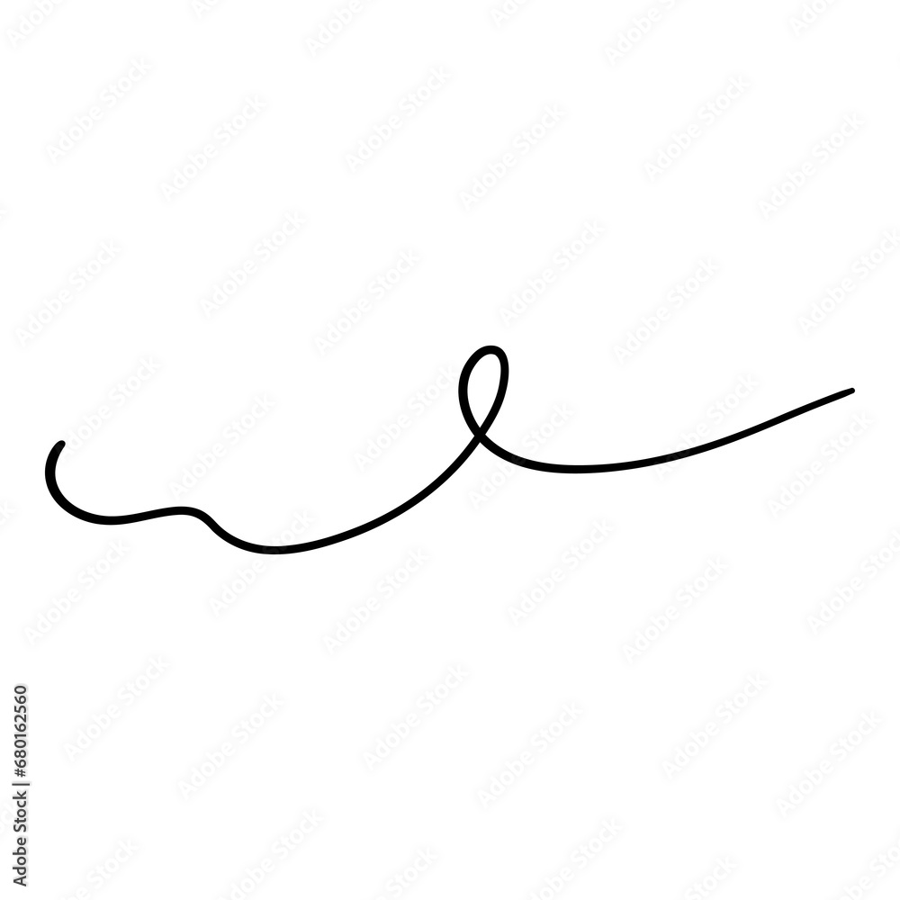 Calligraphy swoosh wavy line vector elements set Calligraphy swoosh wavy line vector elements set