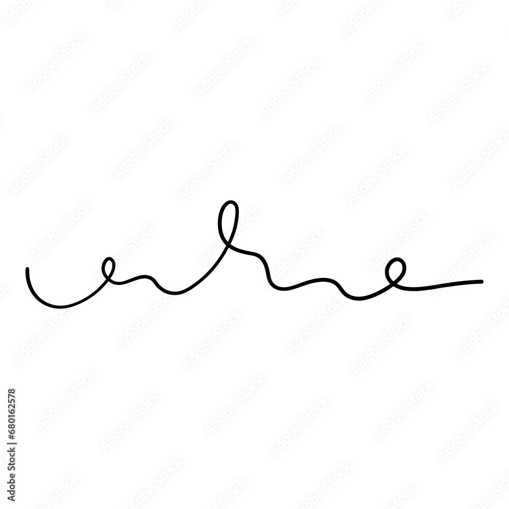 Calligraphy swoosh wavy line vector elements set Calligraphy swoosh wavy line vector elements set