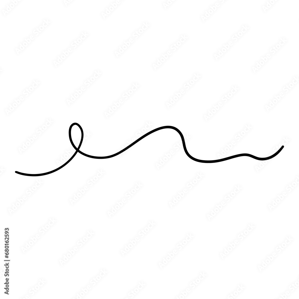 Calligraphy swoosh wavy line vector elements set Calligraphy swoosh wavy line vector elements set