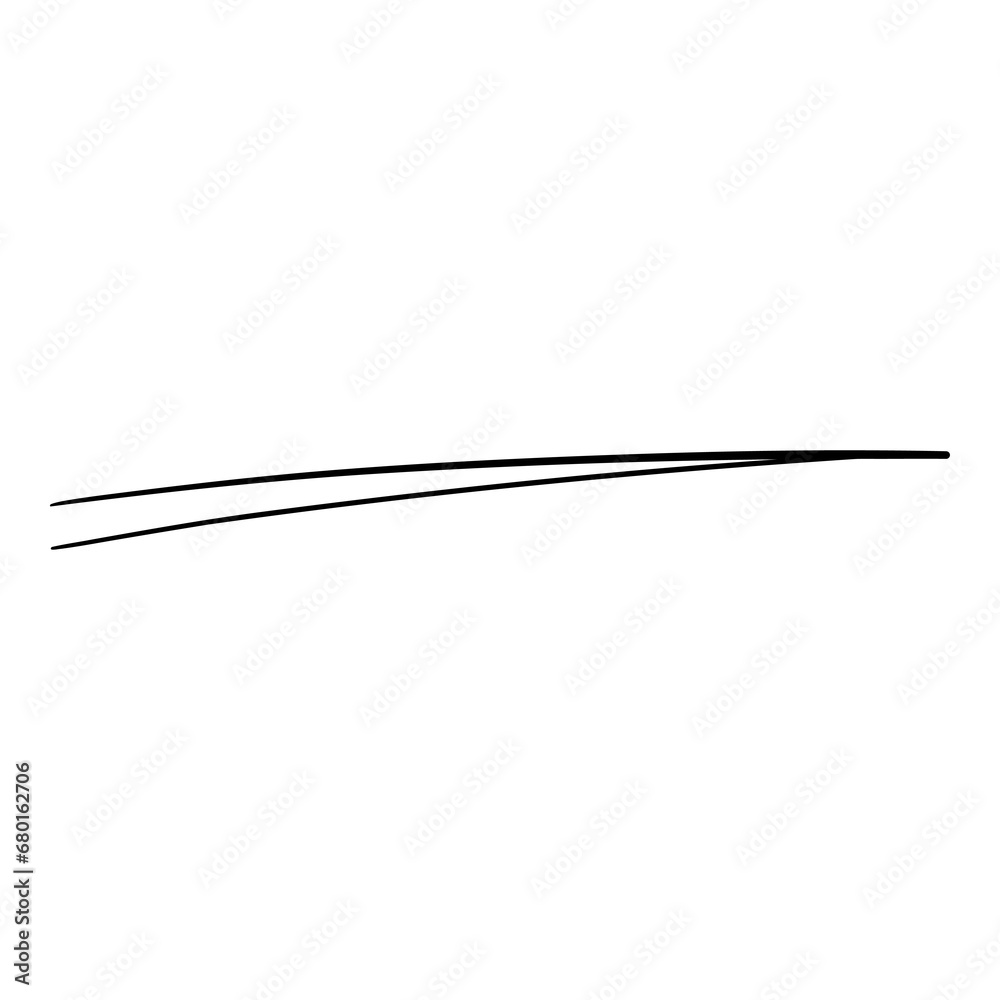 Calligraphy swoosh wavy line vector elements set Calligraphy swoosh wavy line vector elements set
