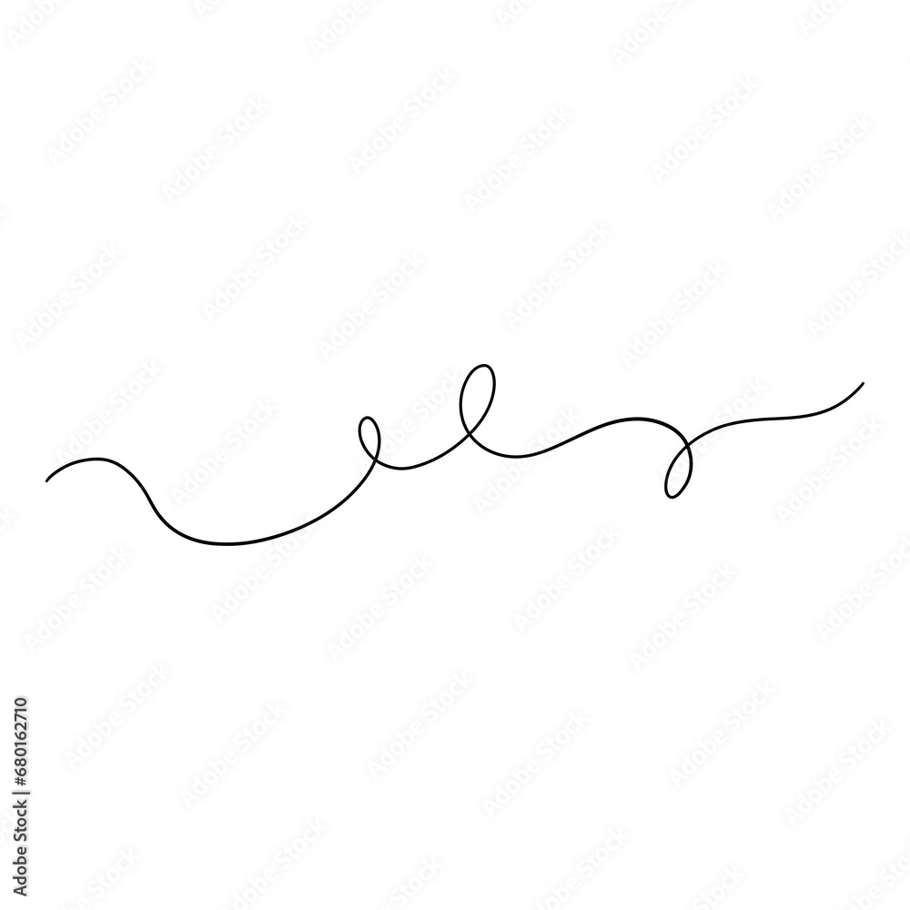 Calligraphy swoosh wavy line vector elements set Calligraphy swoosh wavy line vector elements set