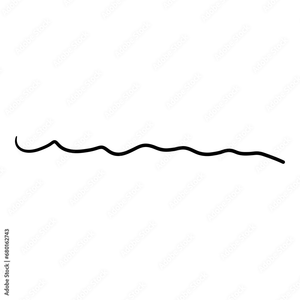 Calligraphy swoosh wavy line vector elements set Calligraphy swoosh wavy line vector elements set