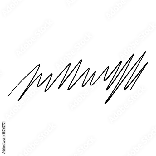 Calligraphy swoosh wavy line vector elements set