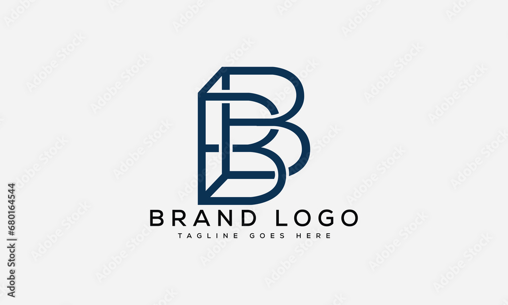 letter BB logo design vector template design for brand.