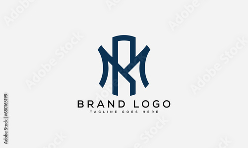 letter RM logo design vector template design for brand.