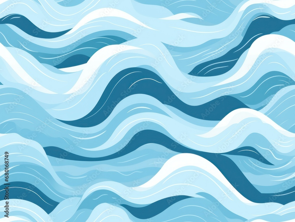 Fototapeta premium seamless pattern template wave