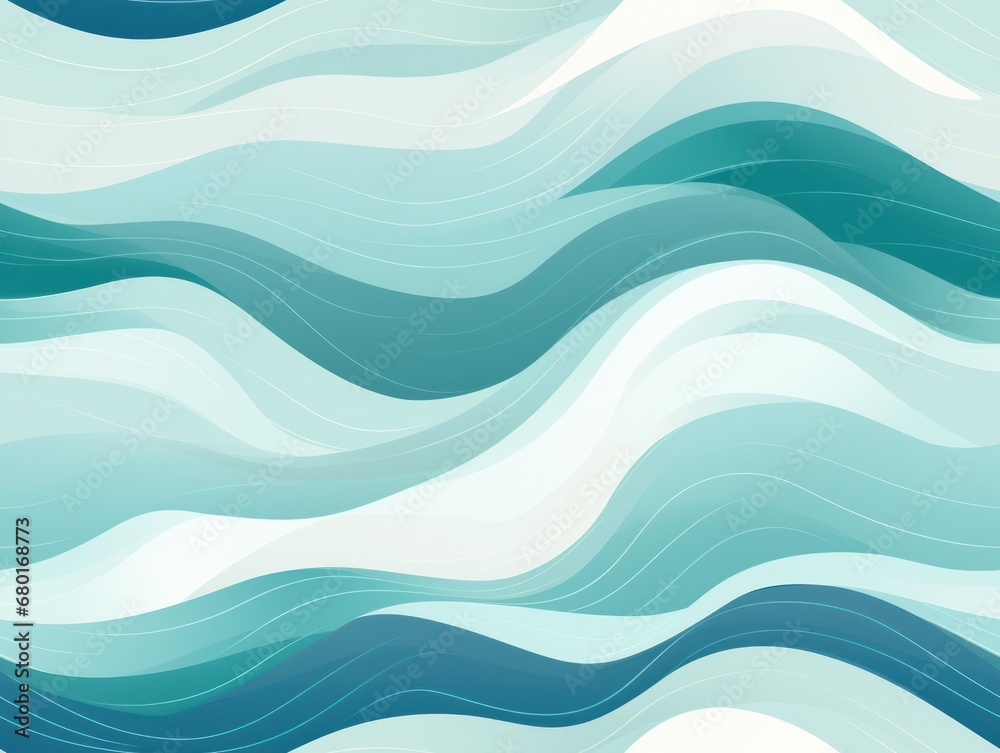Fototapeta premium seamless pattern template wave