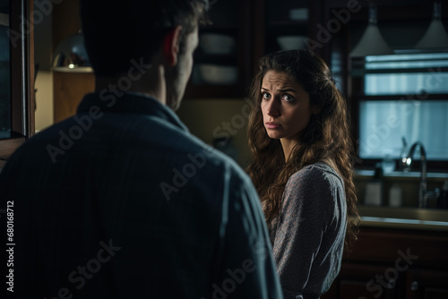 Woman Disappointed in Man