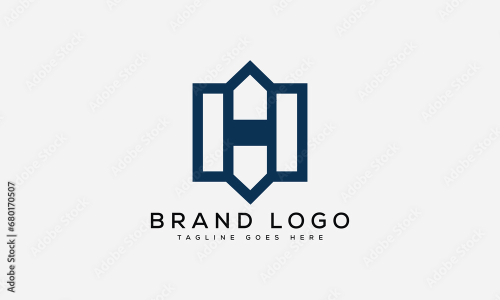 letter H logo design vector template design for brand. letter H logo design vector template design for brand.