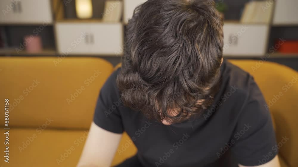 Hair loss, young man. Hair loss, young man.